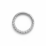 Cerchietto con lavorazione in Acciaio Chirurgico 316L - Piercing per lobo, helix, forward helix, conch, tragus