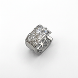 Cerchietto con zirconi in Argento 925 - Orecchino per lobo