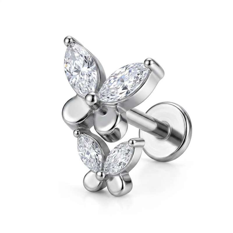 Barretta in Acciaio Chirurgico 316L - Piercing per lobo, helix, conch, tragus