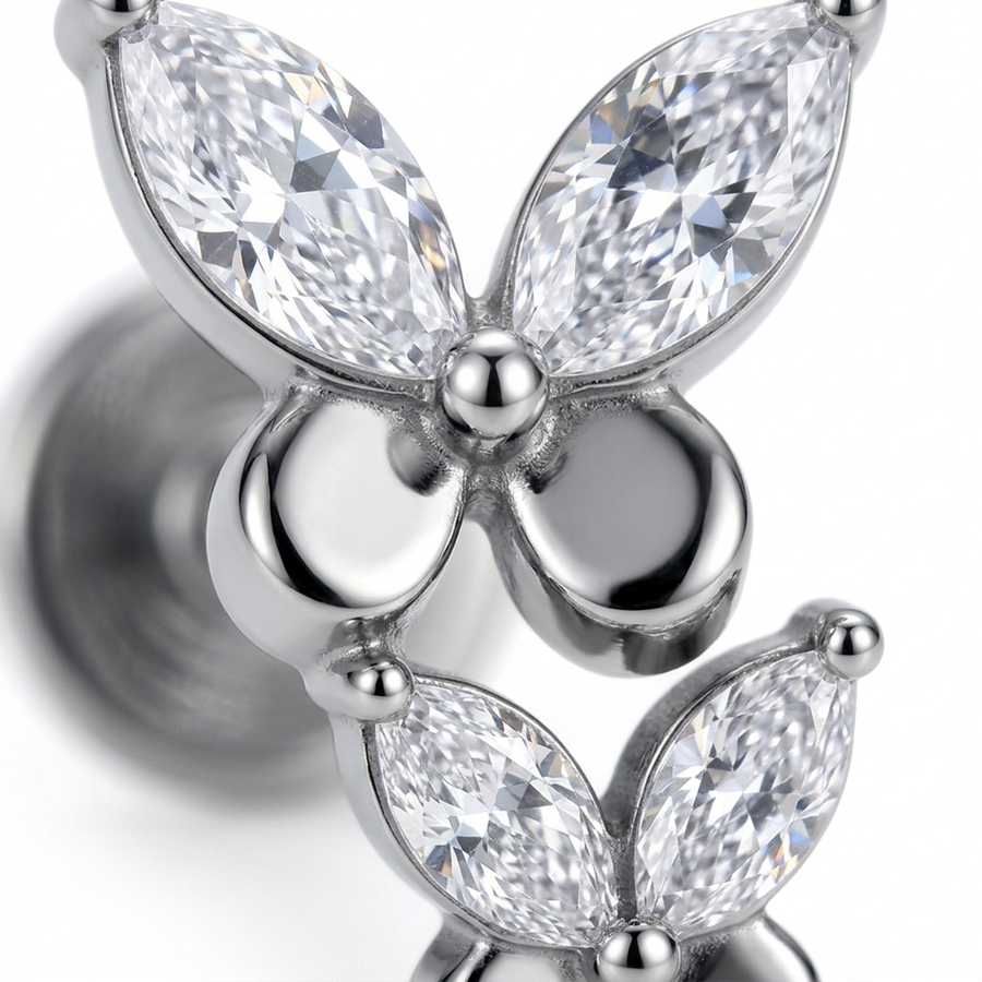 Barretta in Acciaio Chirurgico 316L - Piercing per lobo, helix, conch, tragus