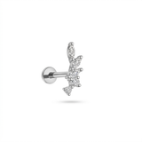 Piercing con zirconi in Titanio F136- Piercing per Lobo, helix, forward helix, conch, flat, tragus