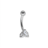 Barretta con cuore zirconato