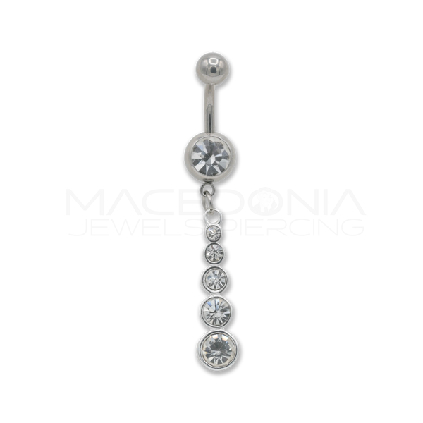 BANANA CON ZIRCONE E PENDENTE A CATENA