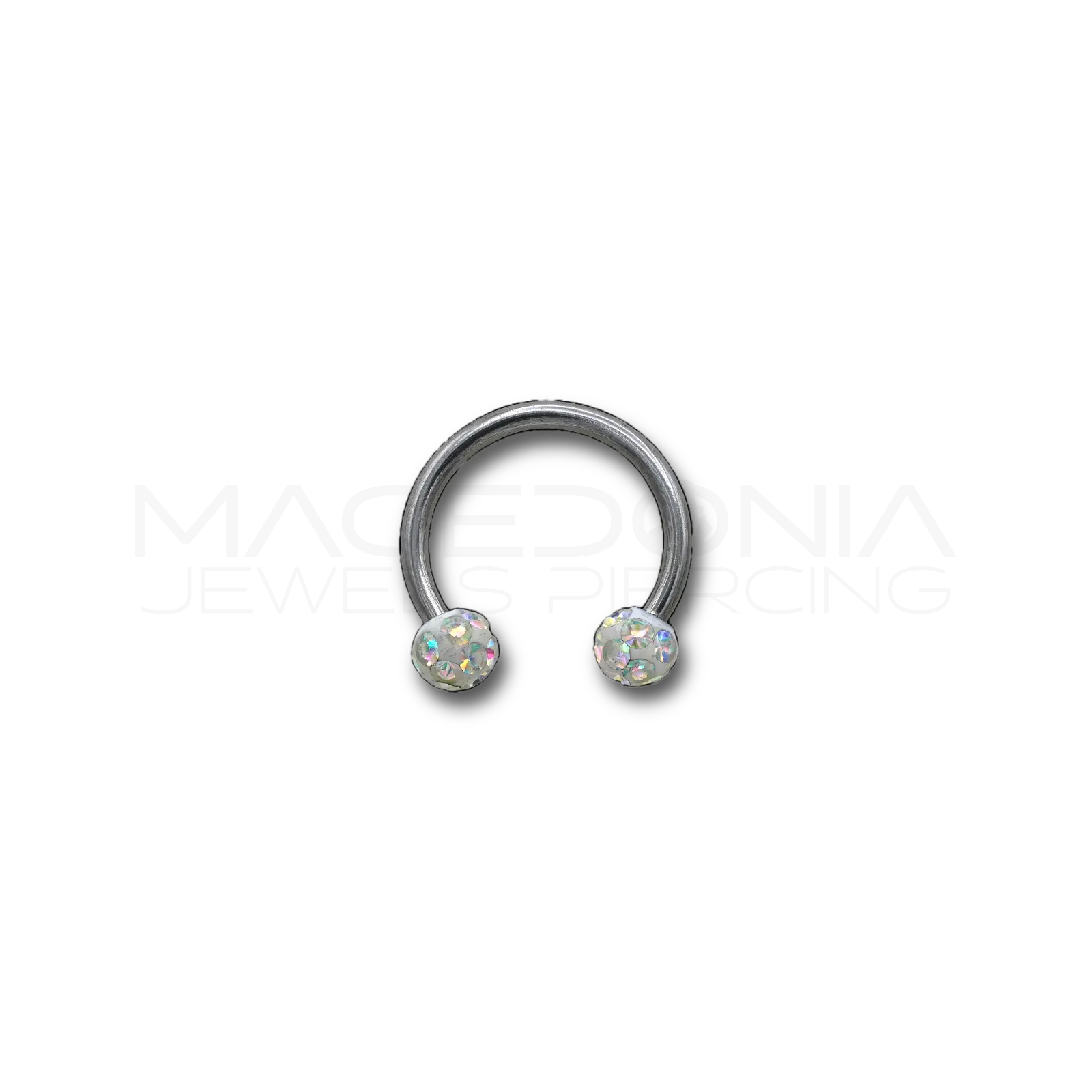 PIERCING CON PALLINE GLITTERATE