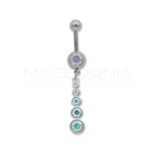 BANANA CON ZIRCONE E PENDENTE A CATENA