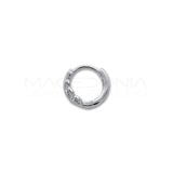 Piercing con rmoscello con chiusura clicker in acciaio chirurgico 316L