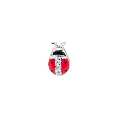 ORECCHINO CON COCCINELLA