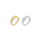 Cerchietto Doppia Fascia in Argento 925