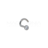 Nostril in Titanio G23 con Zircone