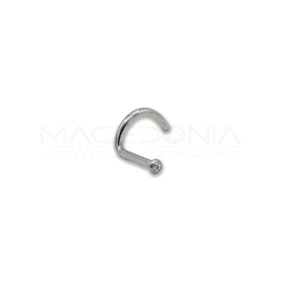 Nostril in Titanio G23 con Zircone