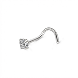 Piercing con zircone in Titanio G23- Piercing per naso