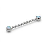 Barbell con Zirconi Incastonati