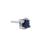 ORECCHINO CON ZIRCONE BLU