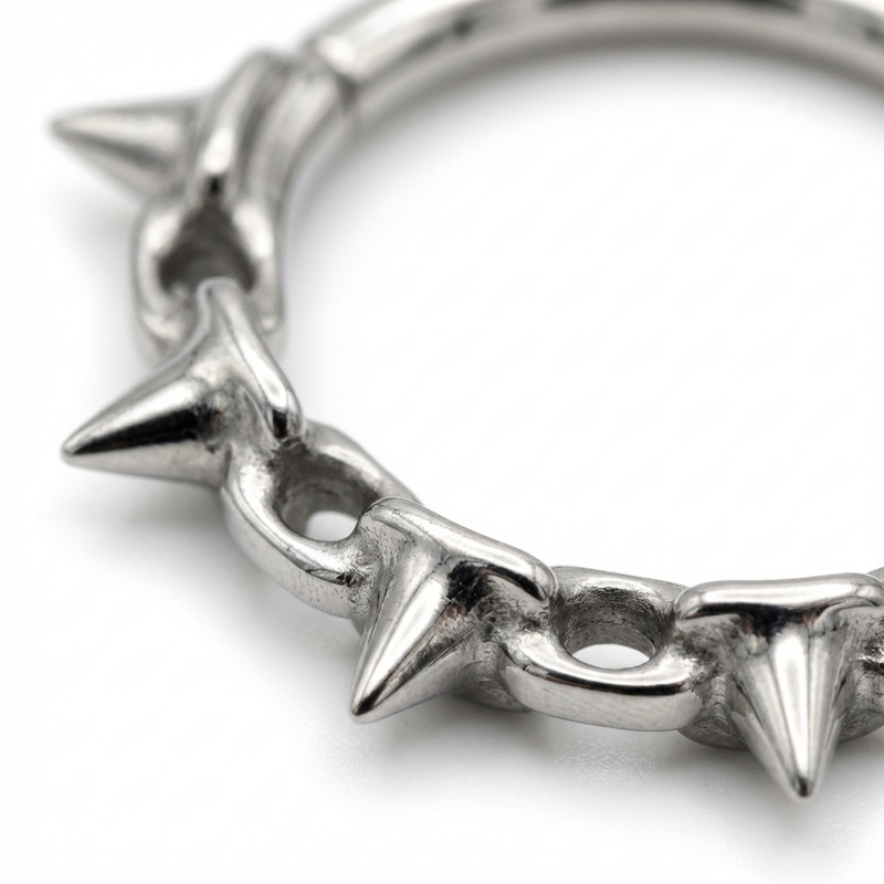 Piercing con punte in Titanio G23 - Piercing per Lobo, helix, daith, septum