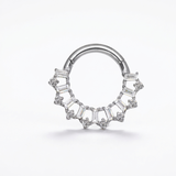 Piercing con zirconi in Titanio G23- Piercing per Lobo, helix, daith, septum