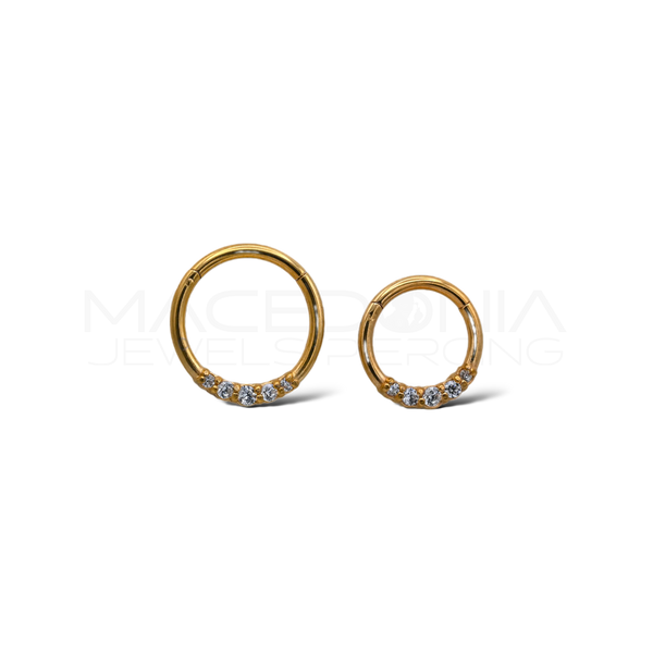 PIERCING CON CORONA DI ZIRCONI