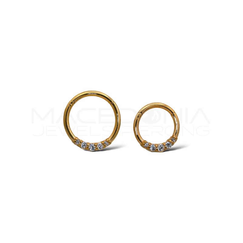 PIERCING CON CORONA DI ZIRCONI