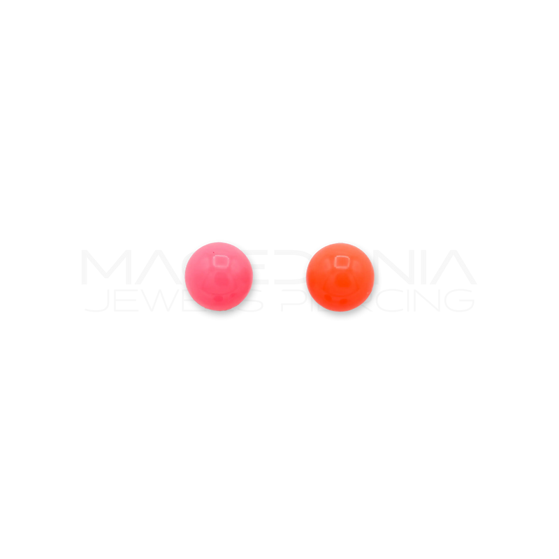 Palline in Plastica 3mm con Fantasia Multicolor – Filettatura 1.2mm