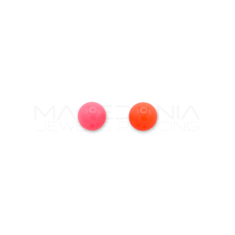 Palline in Plastica 3mm con Fantasia Multicolor – Filettatura 1.2mm