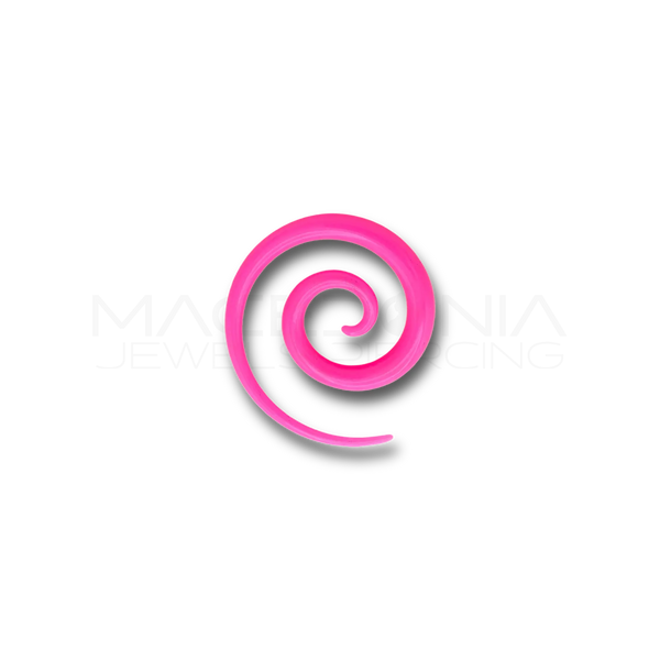 Dilatatore a Spirale in Acrilico rosa