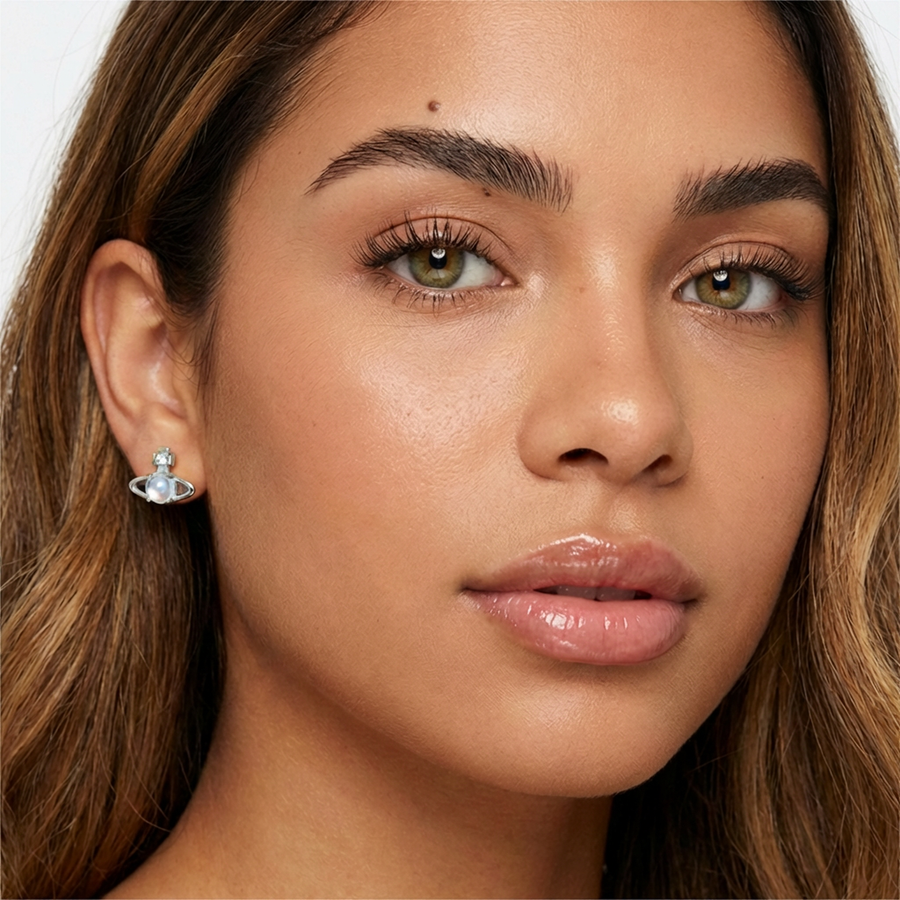 Piercing con sfera aurora boreale in Titanio G23- Piercing per Lobo, helix, forward helix, conch, flat, tragus
