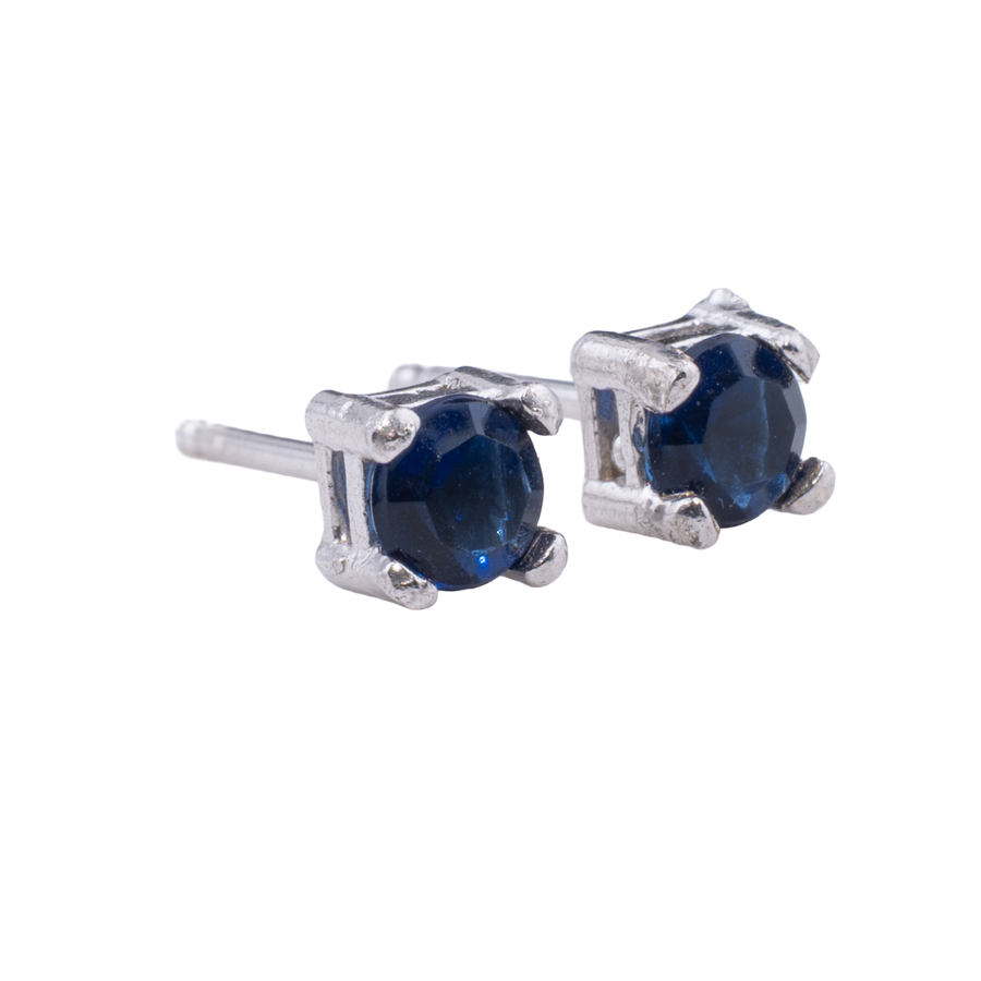 ORECCHINO CON ZIRCONE BLU