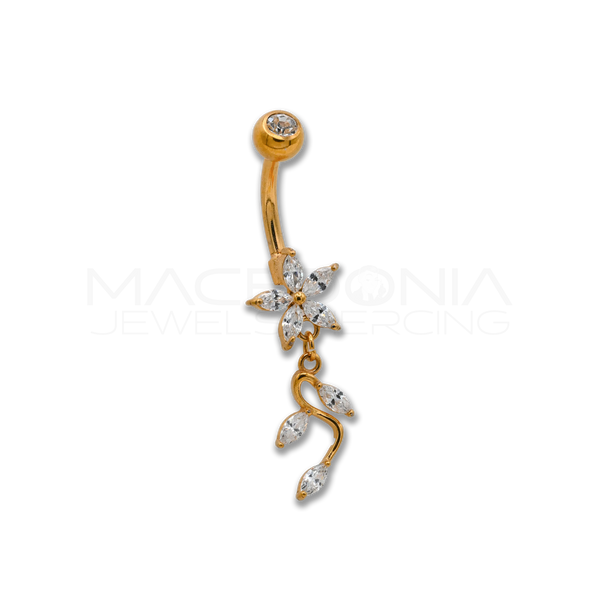 BANANA CON FIORE E RAMOSCELLO PENDENTE