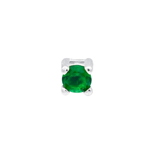 ORECCHINO CON ZIRCONE VERDE