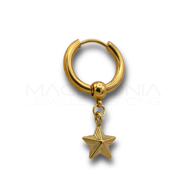 Piercing Stella in Acciaio Chirurgico 316L