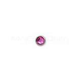 Palline con Zircone 3mm in Acciaio Chirurgico 316L – Filettatura 1.2mm