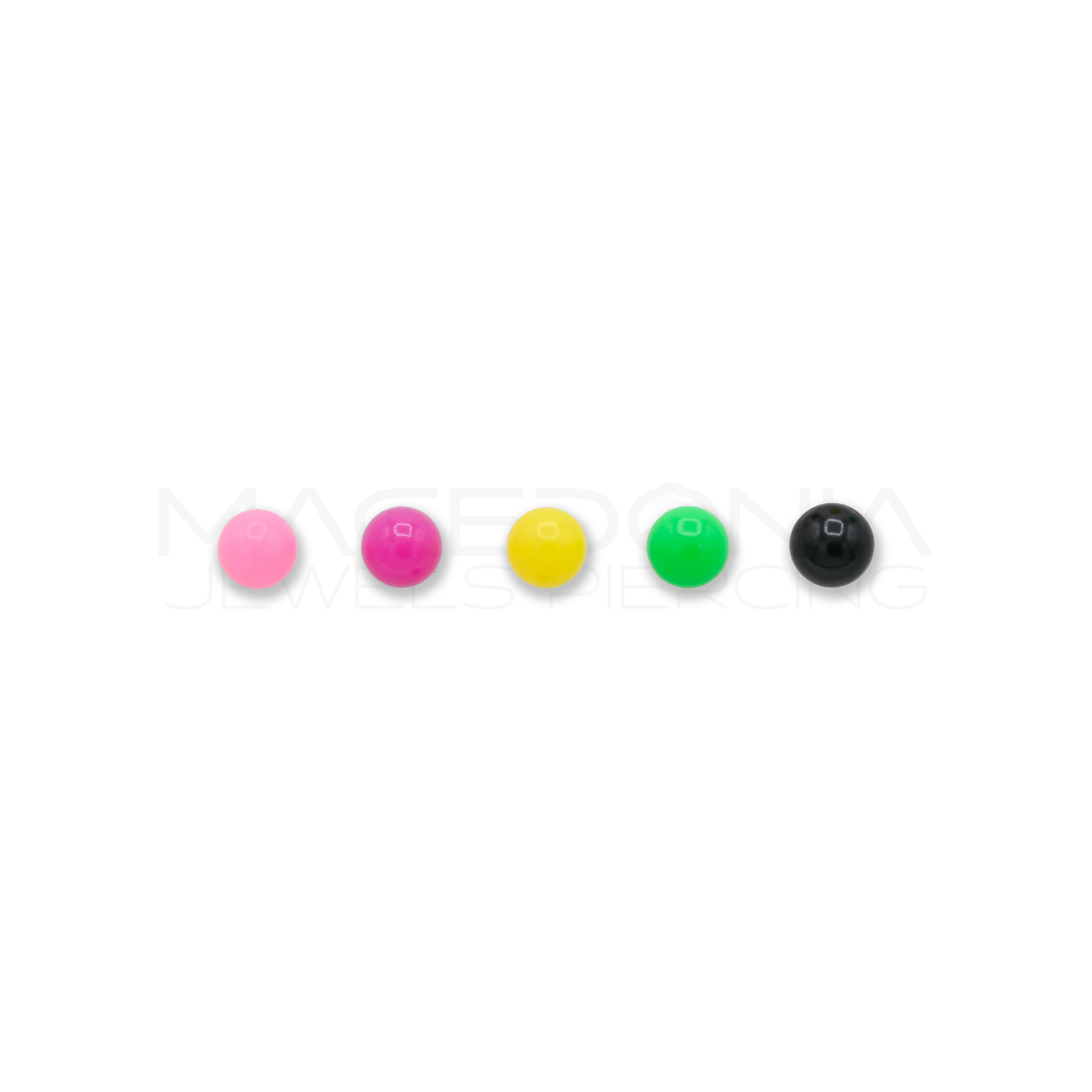 PALLINE IN PLASTICA COLORATA da 1.6mm