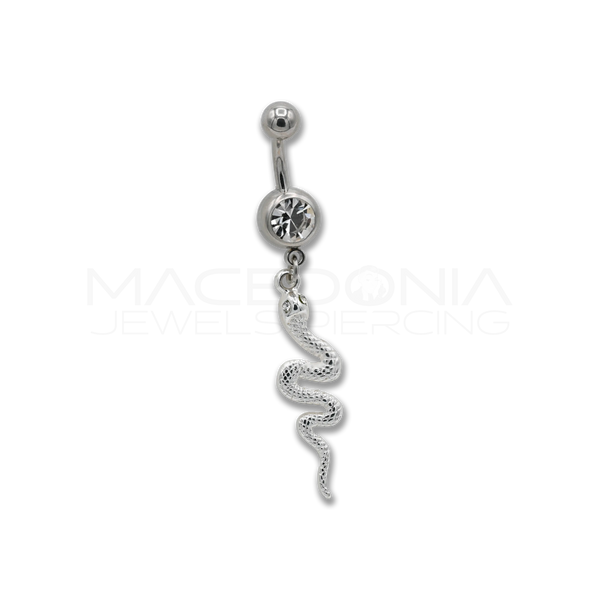 BANANA CON ZIRCONE E SERPENTE PENDENTE