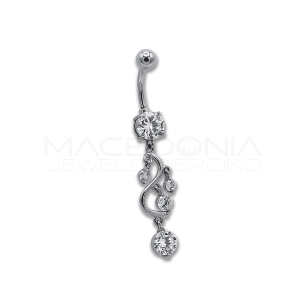 BANANA CON PENDENTI ZIRCONATI