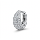Orecchino a cerchio in argento 925, con chiusura clicker