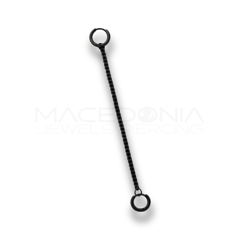 CERCHIO DOPPIO CON CATENA (SPESSORE 2MM)