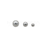 Microdermal con Piastrina Bombata in Acciaio Chirurgico 316L