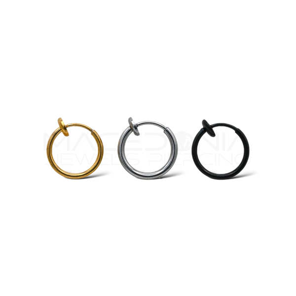 Orecchino Fake in Acciaio Chirurgico 316L