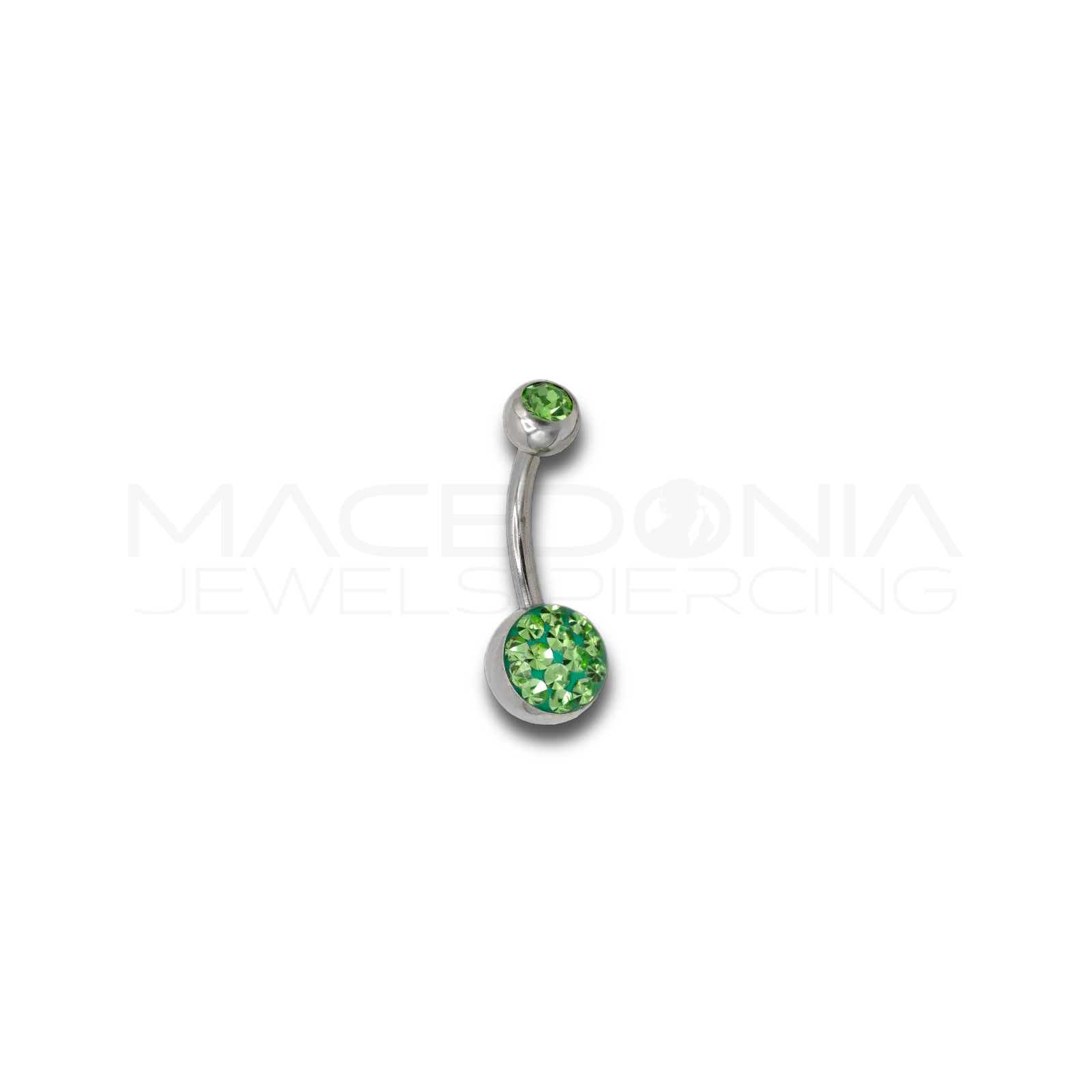 BANANA CON ZIRCONE GLITTERATO