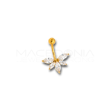 BANANA CON MEZZO FIORE DI ZIRCONI