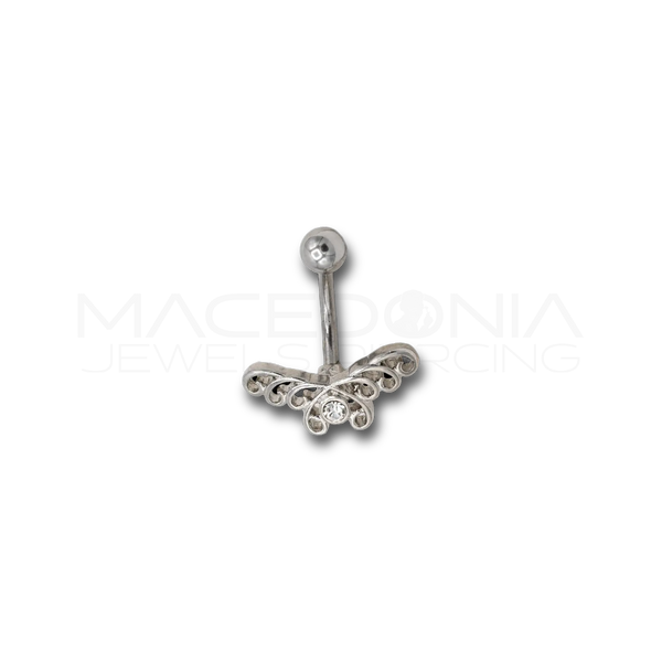 BANANA CON CUORE IN DESIGN A FARFALLA