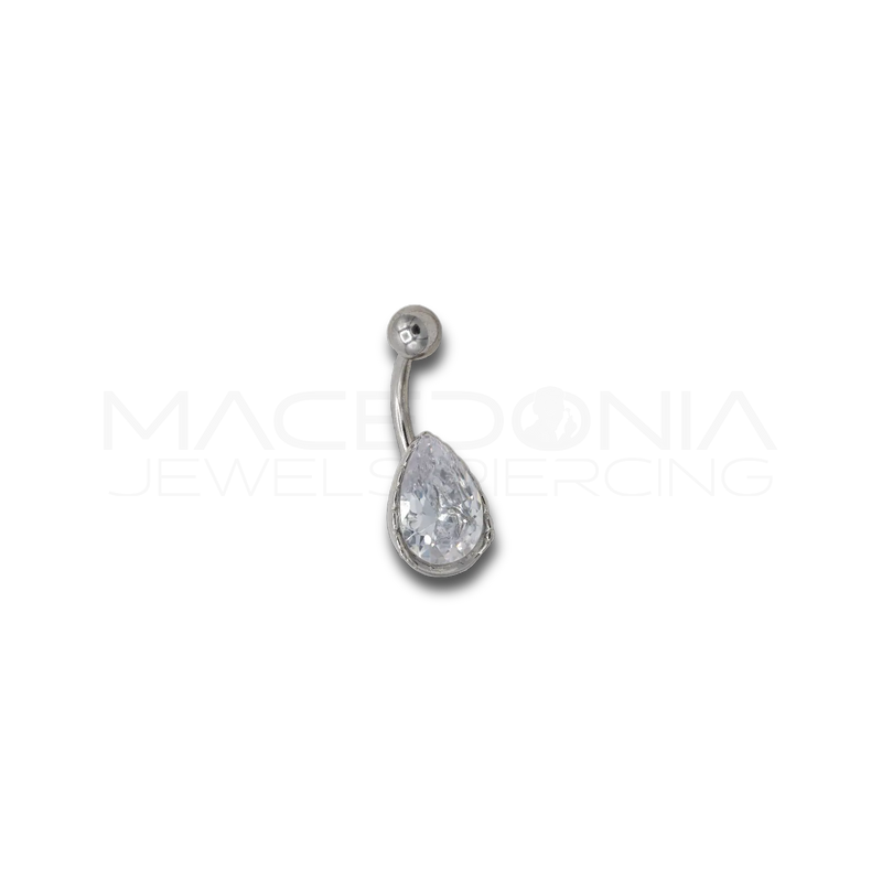 BANANA CON ZIRCONE A GOCCIA