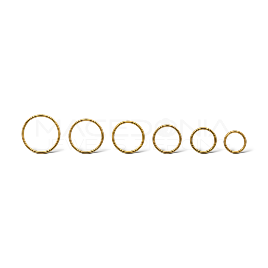 Orecchino a Cerchio in Acciaio Chirurgico 316L – Piercing Orecchio e Nostril