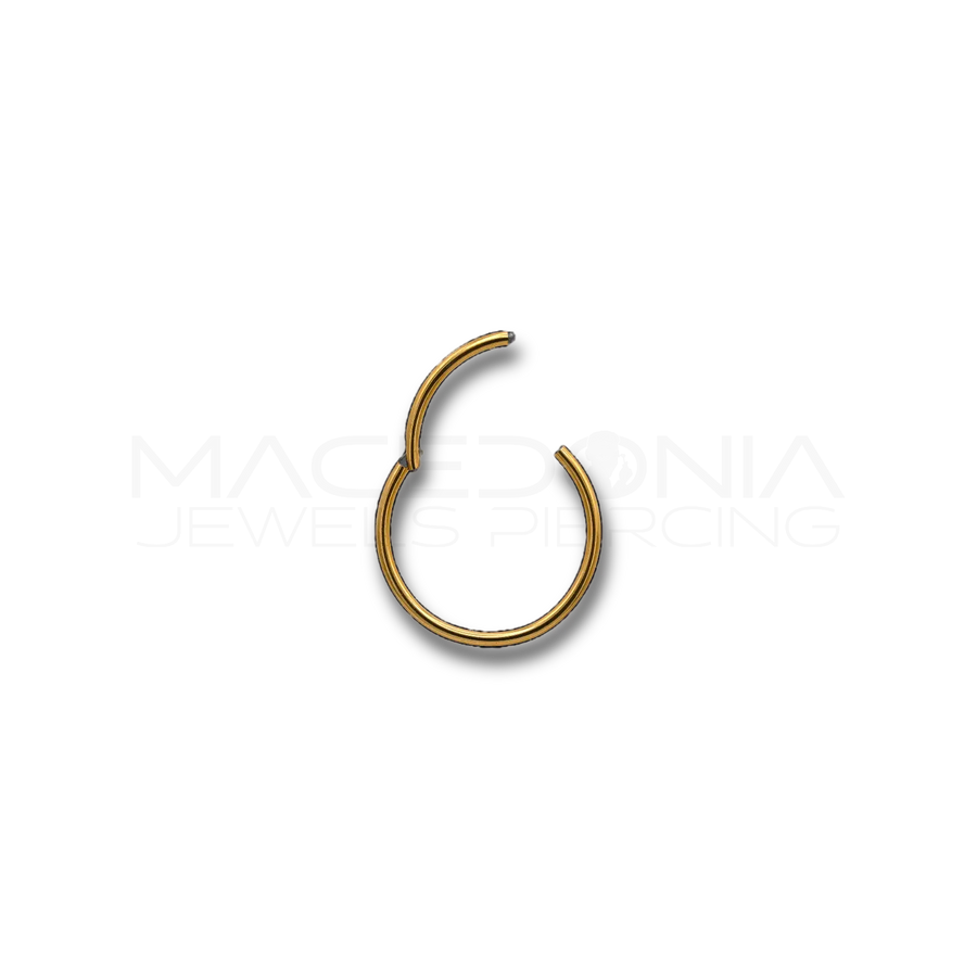 Orecchino a Cerchio in Acciaio Chirurgico 316L – Piercing Orecchio e Nostril