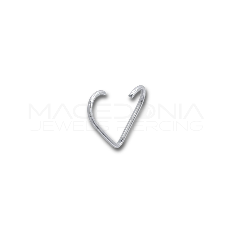 Nostril in Argento 925 con Cuore Minimal