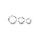 Nostril in Argento 925 con Tre Palline 2 mm