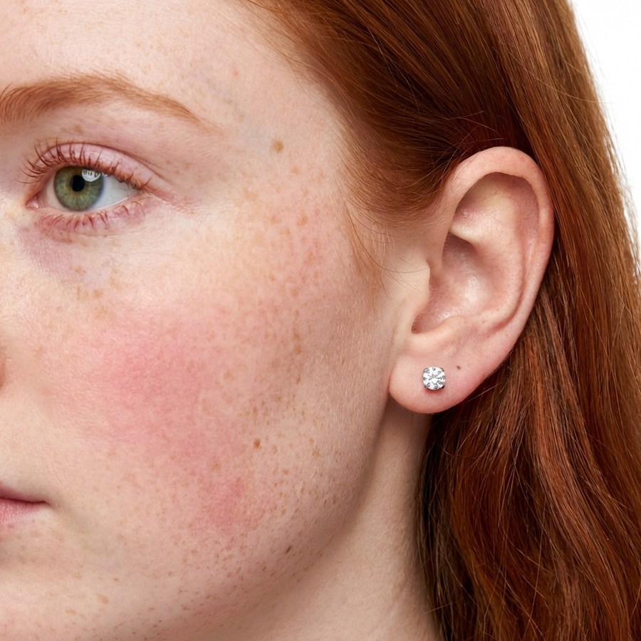 Piercing con zirconi in Titanio F136 - Piercing per Lobo, helix, forward helix, conch, flat, tragus, labret, minimal, labret, medusa, monroe