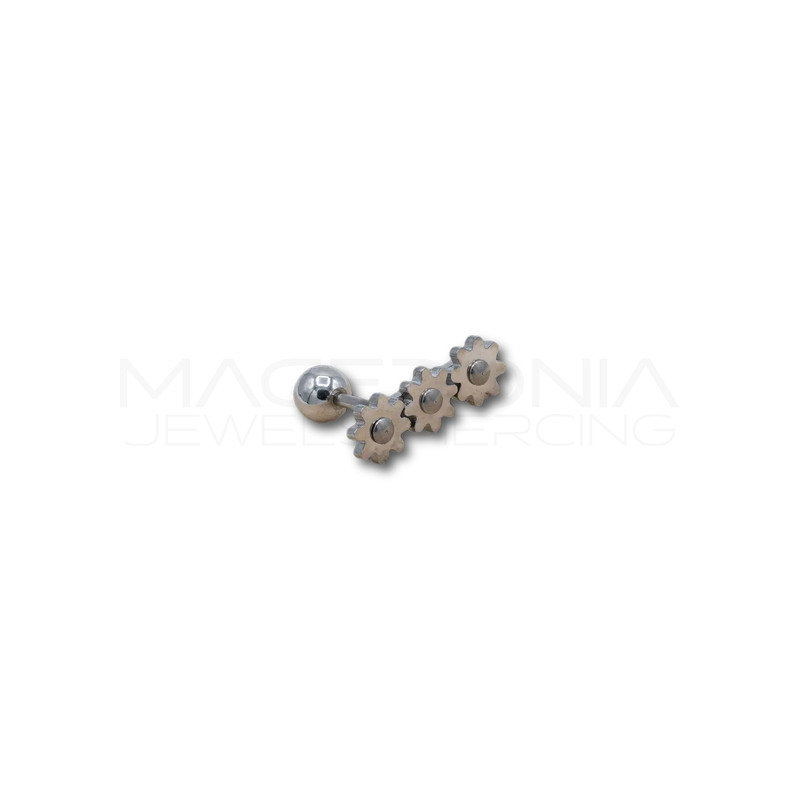 Piercing Helix Floreale in Acciaio Chirurgico