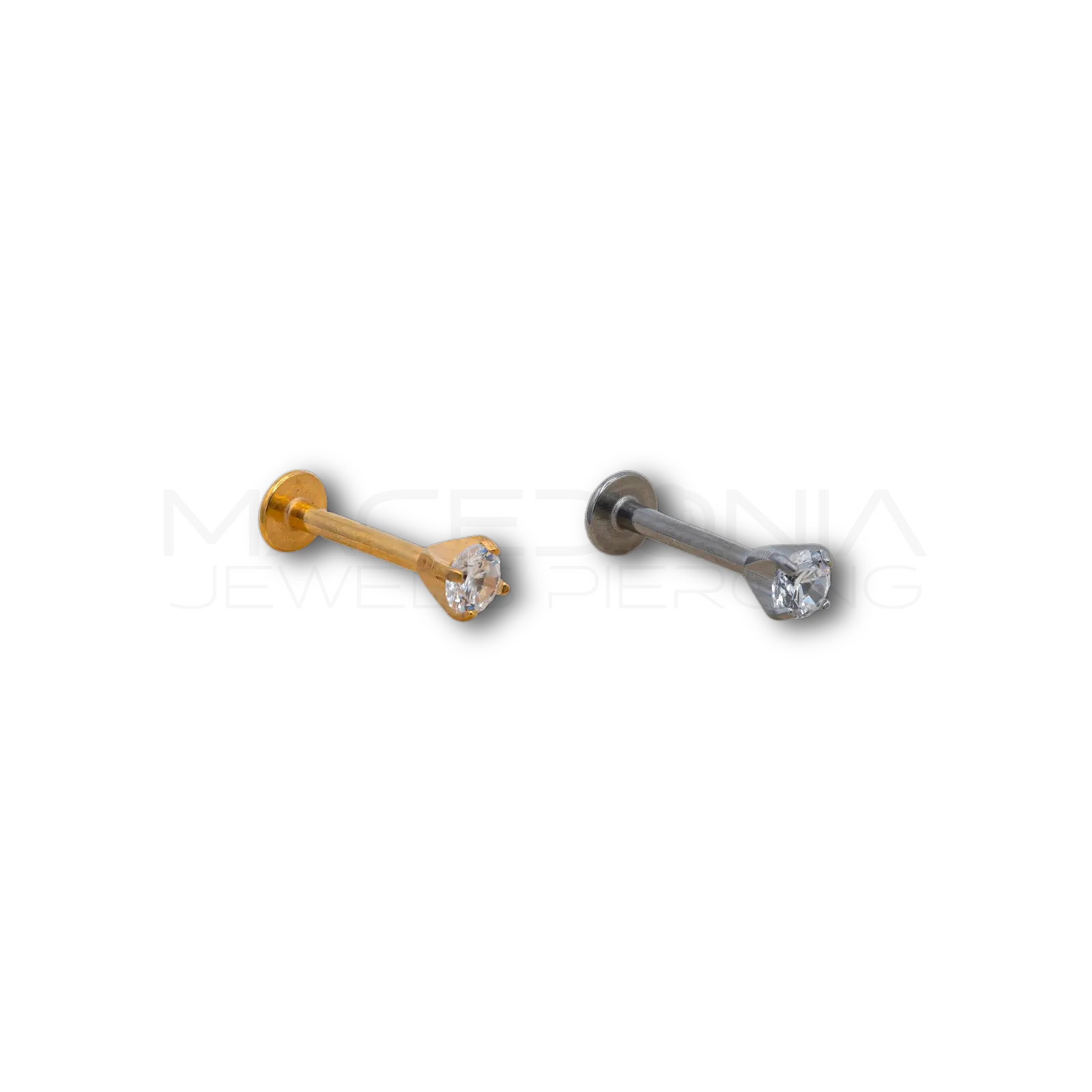 LABRET CON ZIRCONE INCASTONATO