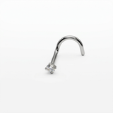 Piercing spirale con zircone in Acciaio Chirurgico 316L - Piercing per nostril