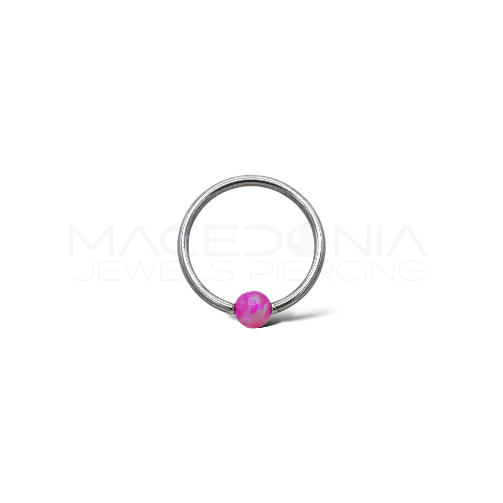 PIERCING CON PALLINA OPALE ROSA